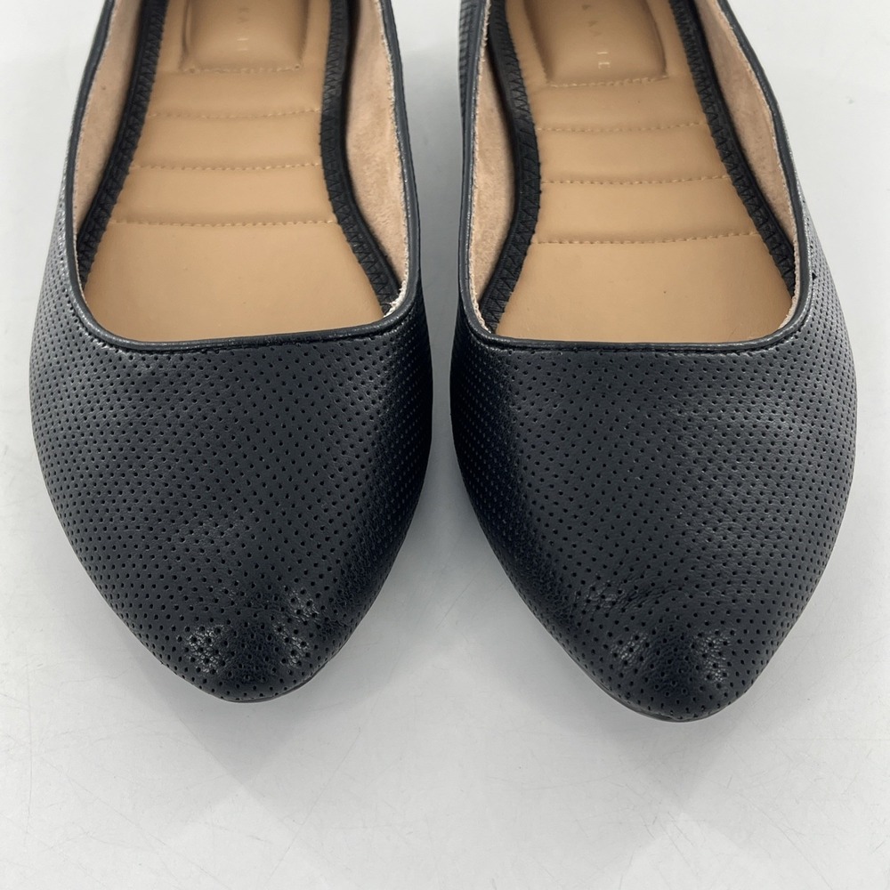 Kelly & Katie Ballet Flat Womens Black 11 M Laser Cut Perfoated Slip‎ On Arlie - Picture 3 of 14